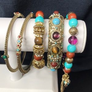 R J Garciano 5pc bracelet set